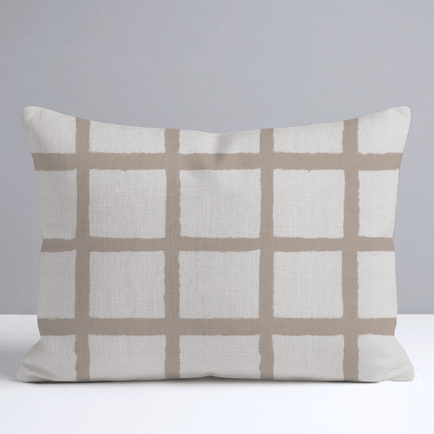 Thistle Check Throw Pillow - Lemon Park