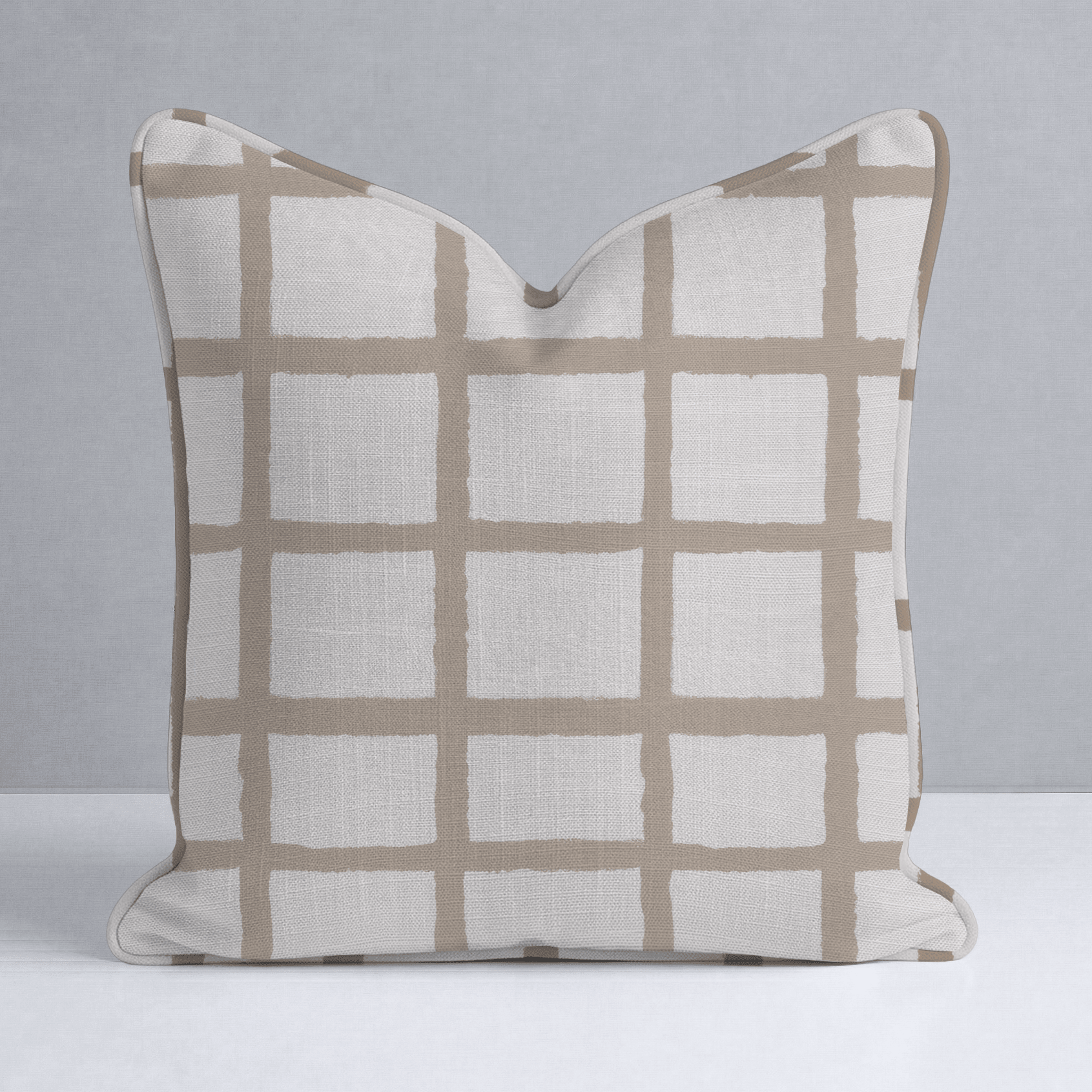 Thistle Check Throw Pillow - Lemon Park
