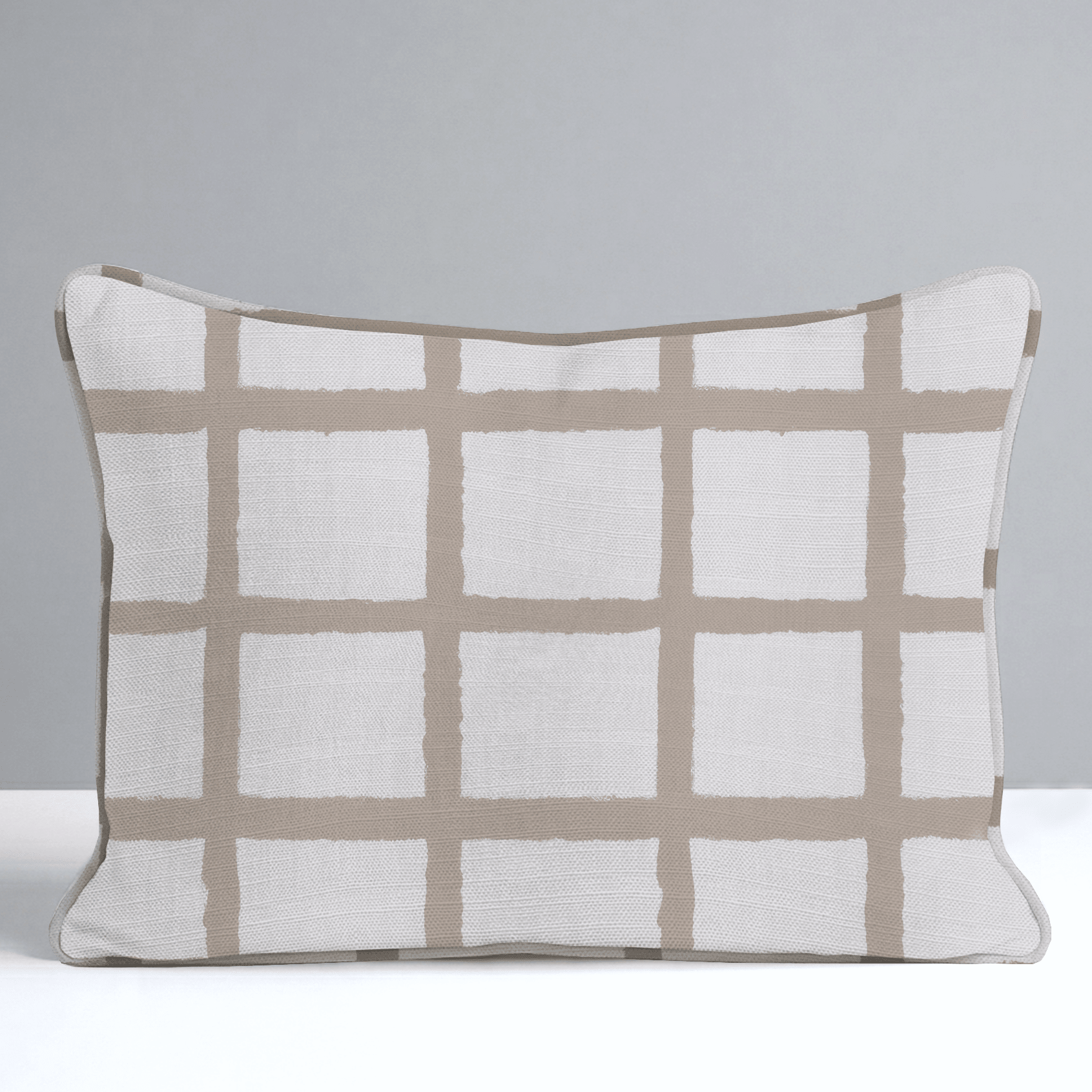 Thistle Check Throw Pillow - Lemon Park