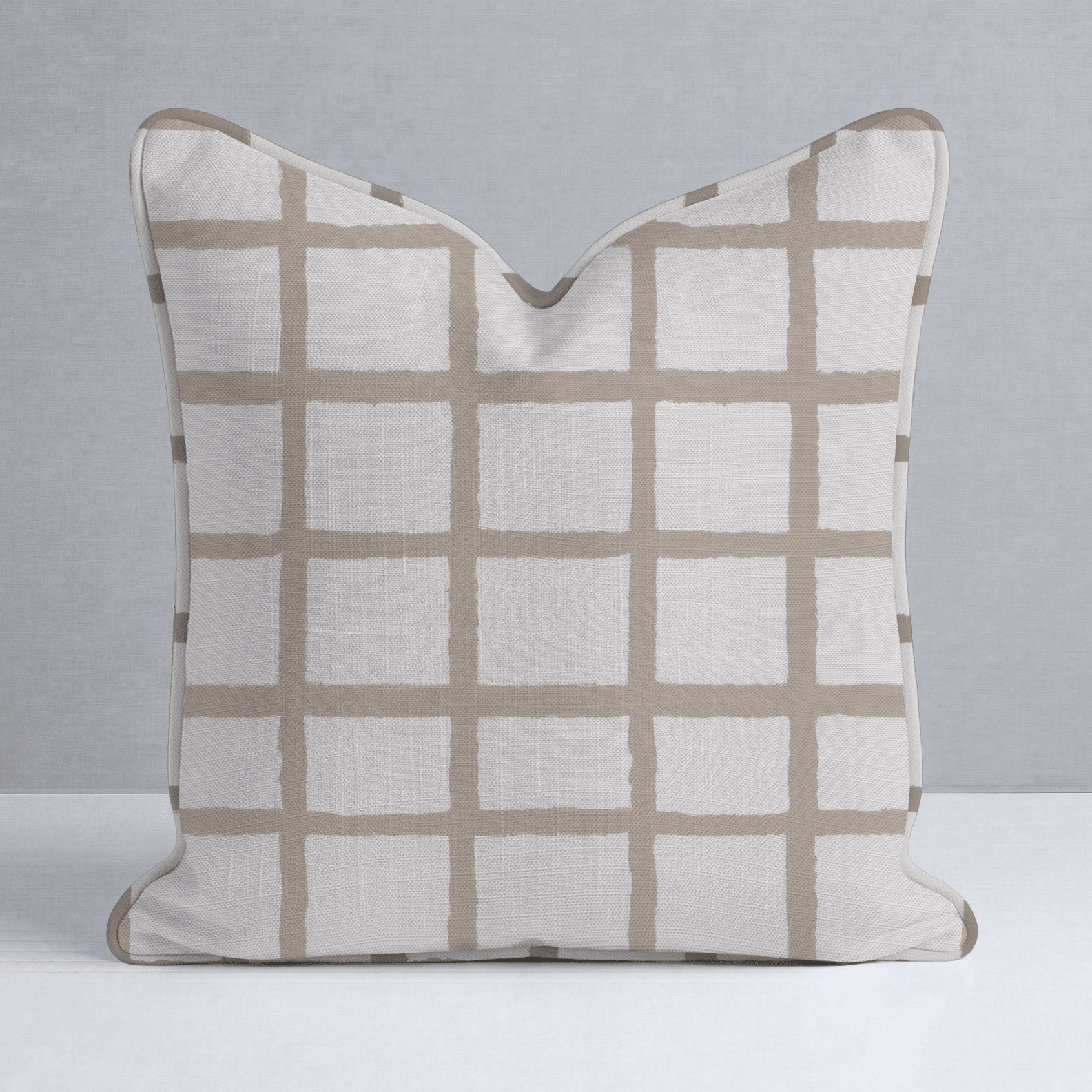 Thistle Check Throw Pillow - Lemon Park