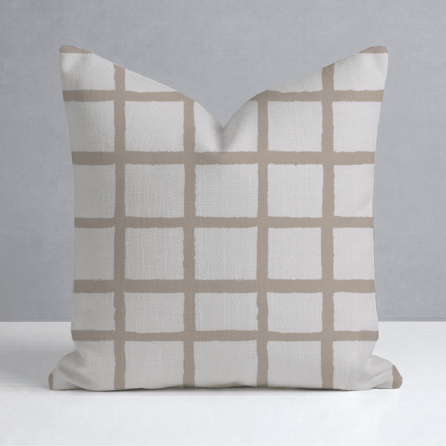 Thistle Check Throw Pillow - Lemon Park