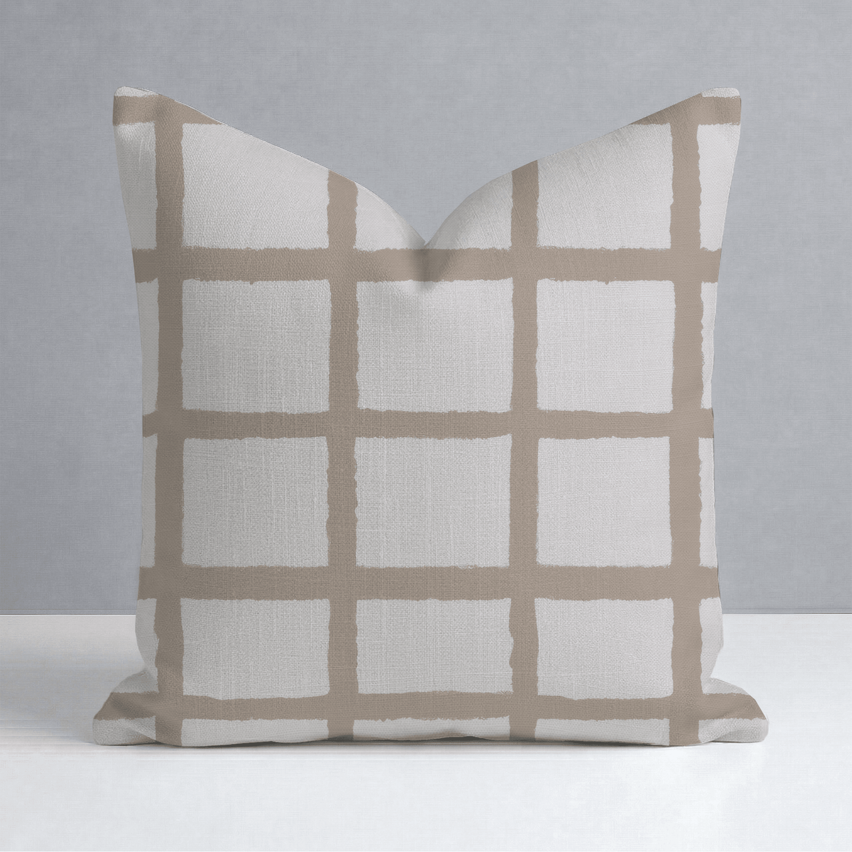 Thistle Check Throw Pillow - Lemon Park