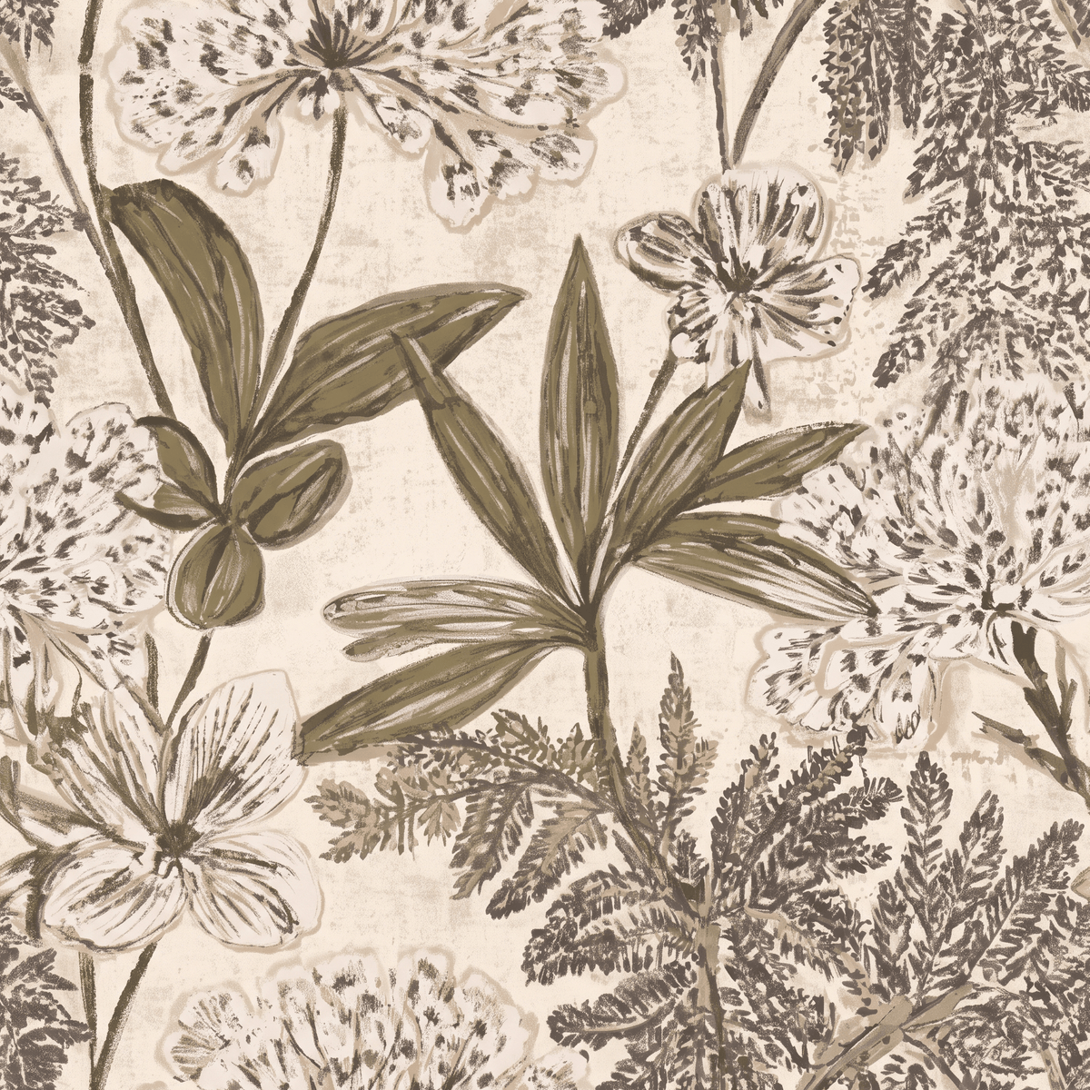 Thistle Hill Fernwood Wallpaper - Lemon Park