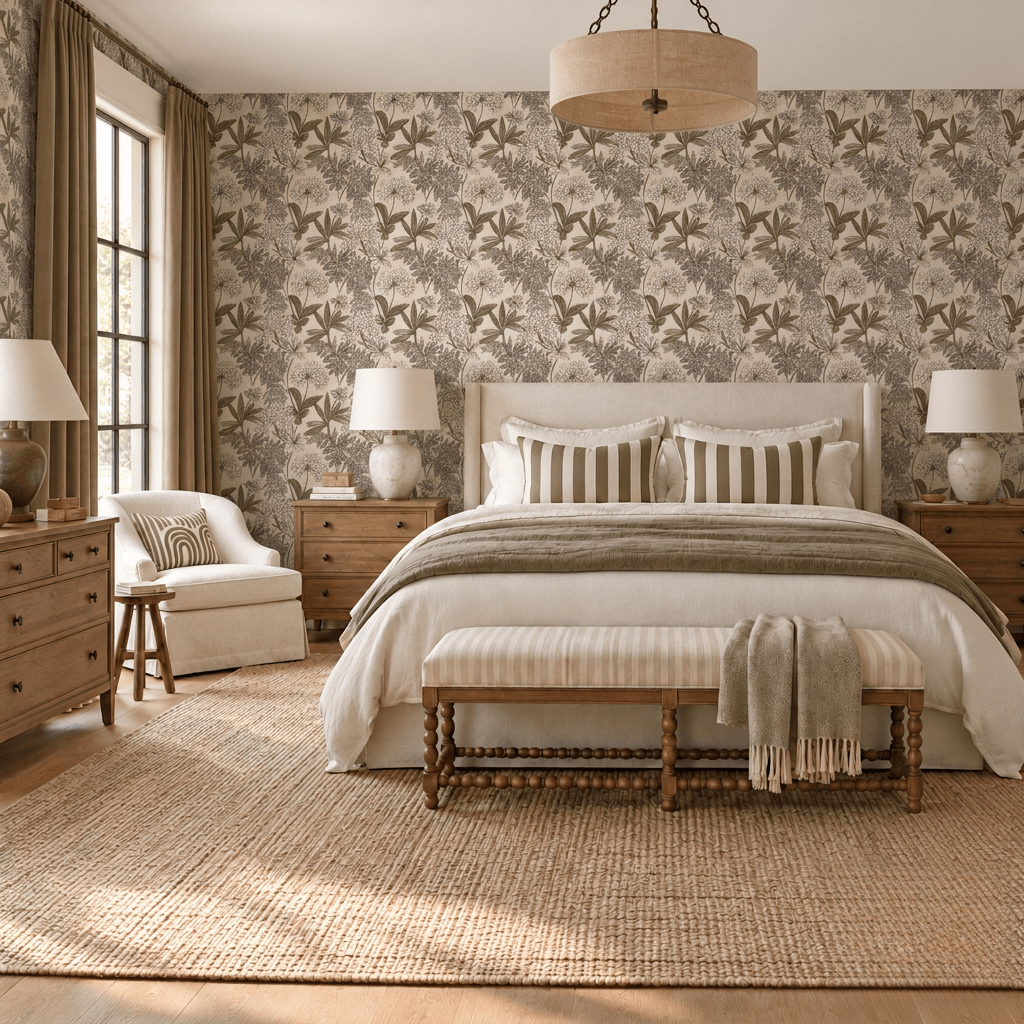 Thistle Hill Fernwood Wallpaper - Lemon Park