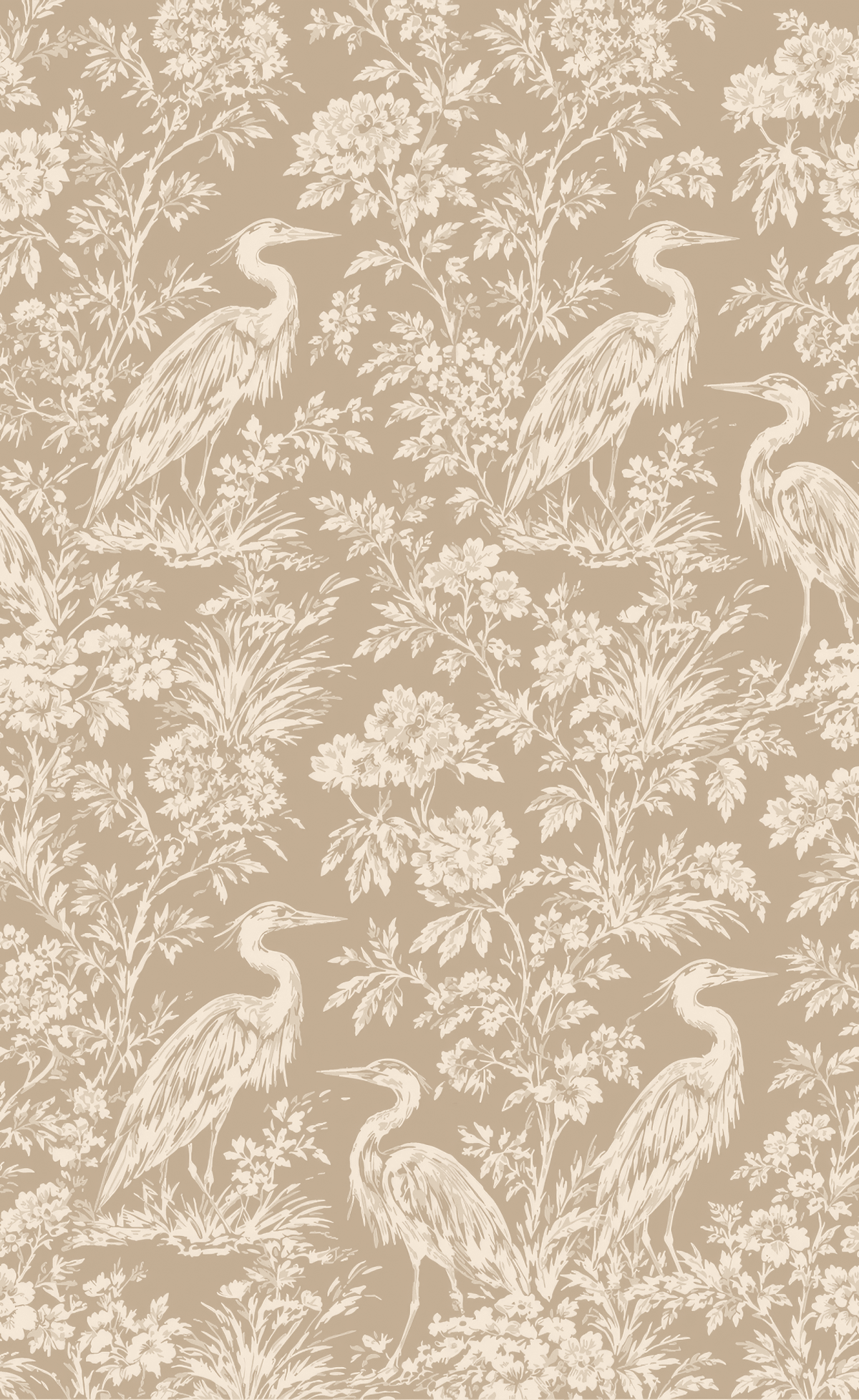 Thistle Hill Heron Mural - Wall Mural - Lemon Park