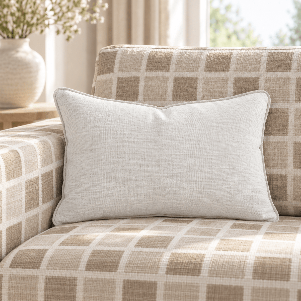 Thistle Hill Linen Throw Pillow - Lemon Park