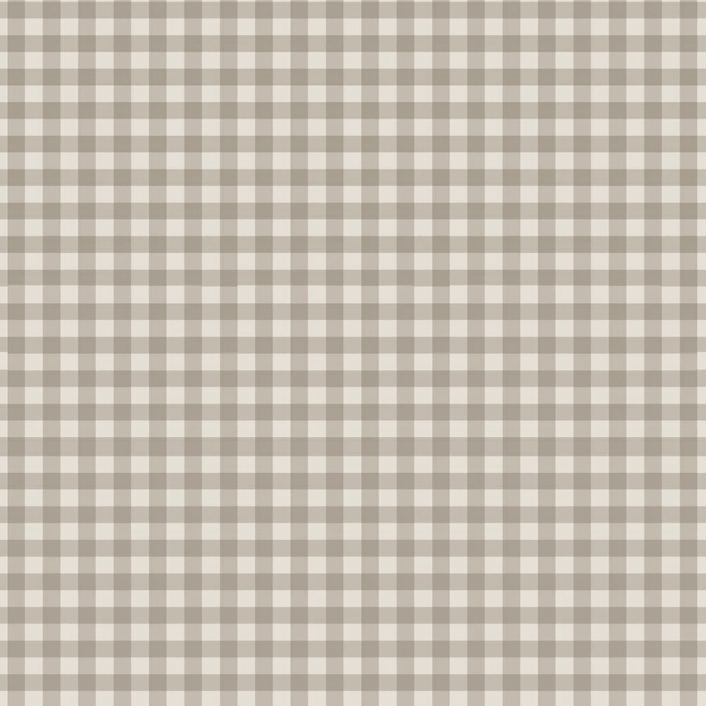 Thistle Hill Oat Gingham Wallpaper - Lemon Park