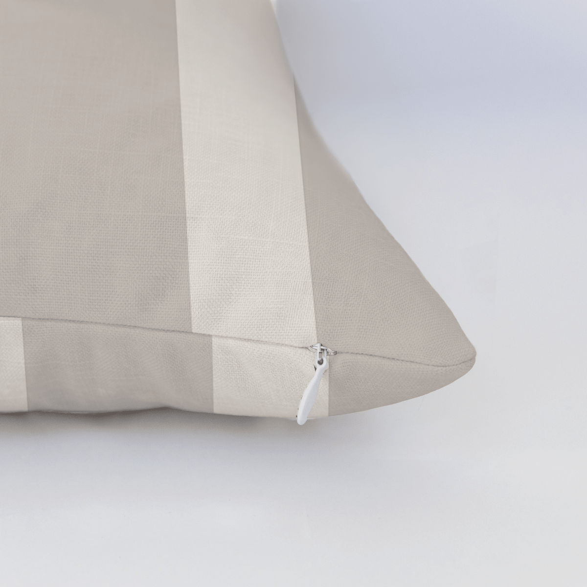 Thistle Hill Oat Stripe Throw Pillow - Lemon Park
