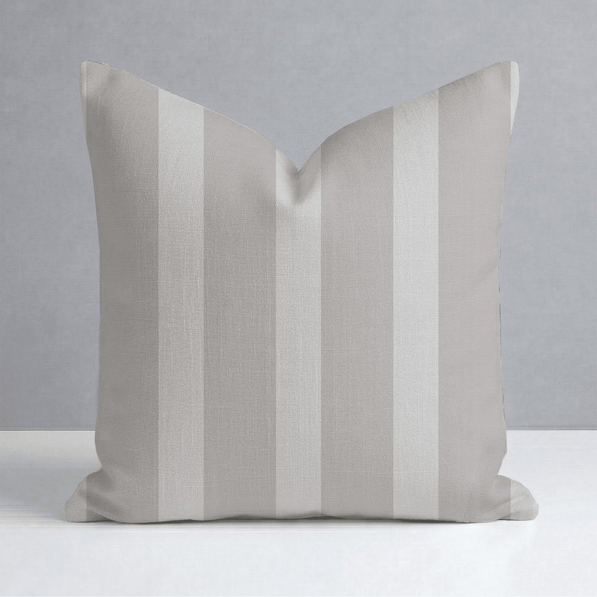 Thistle Hill Oat Stripe Throw Pillow - Lemon Park
