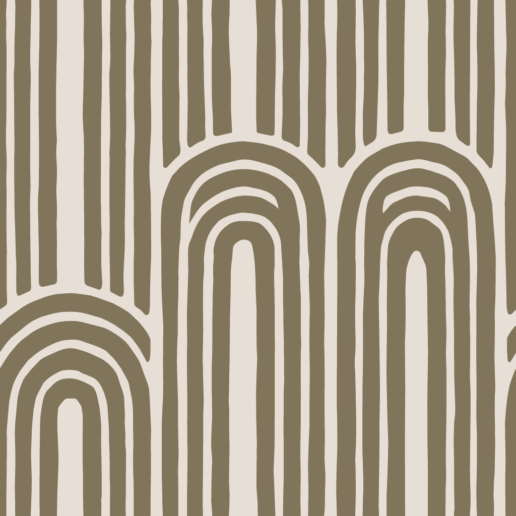 Thistle Hill Olive Arches Wallpaper - Lemon Park
