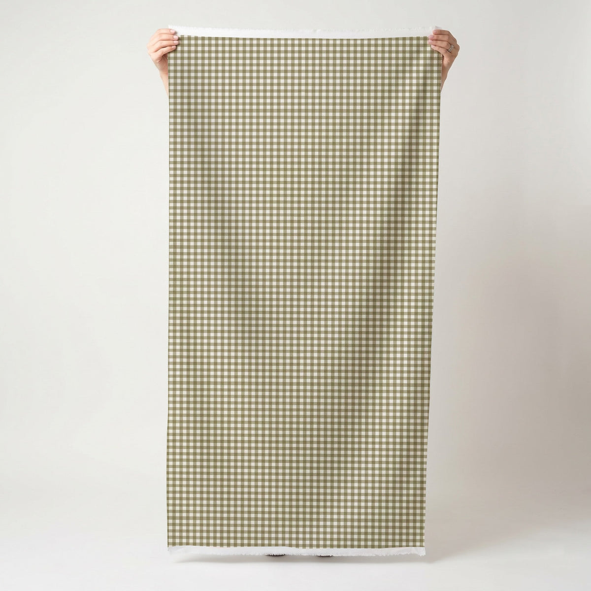 Thistle Hill Olive Gingham - Fabric - Lemon Park