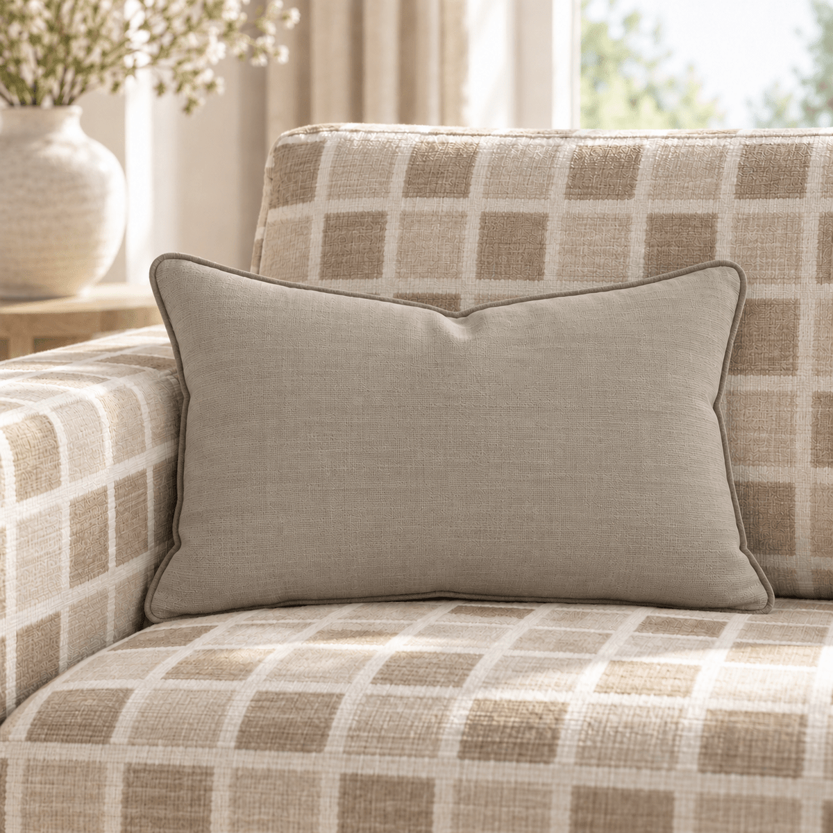 Thistle Hill Olive Throw Pillow - Lemon Park
