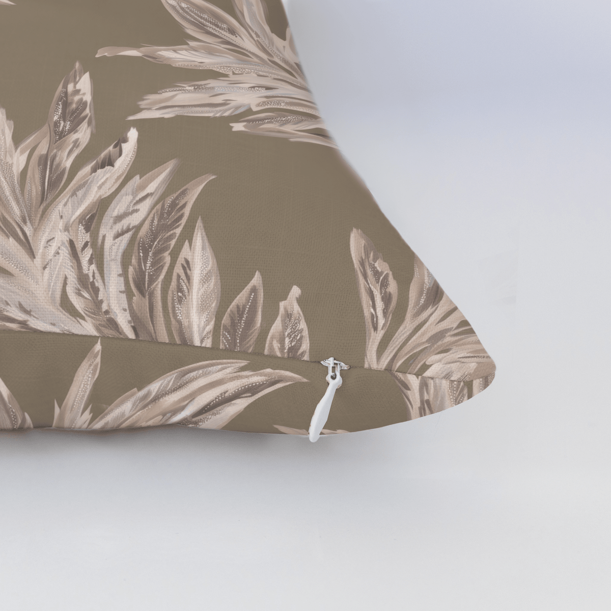 Thistle Hill Olive Willow Throw Pillow - Lemon Park