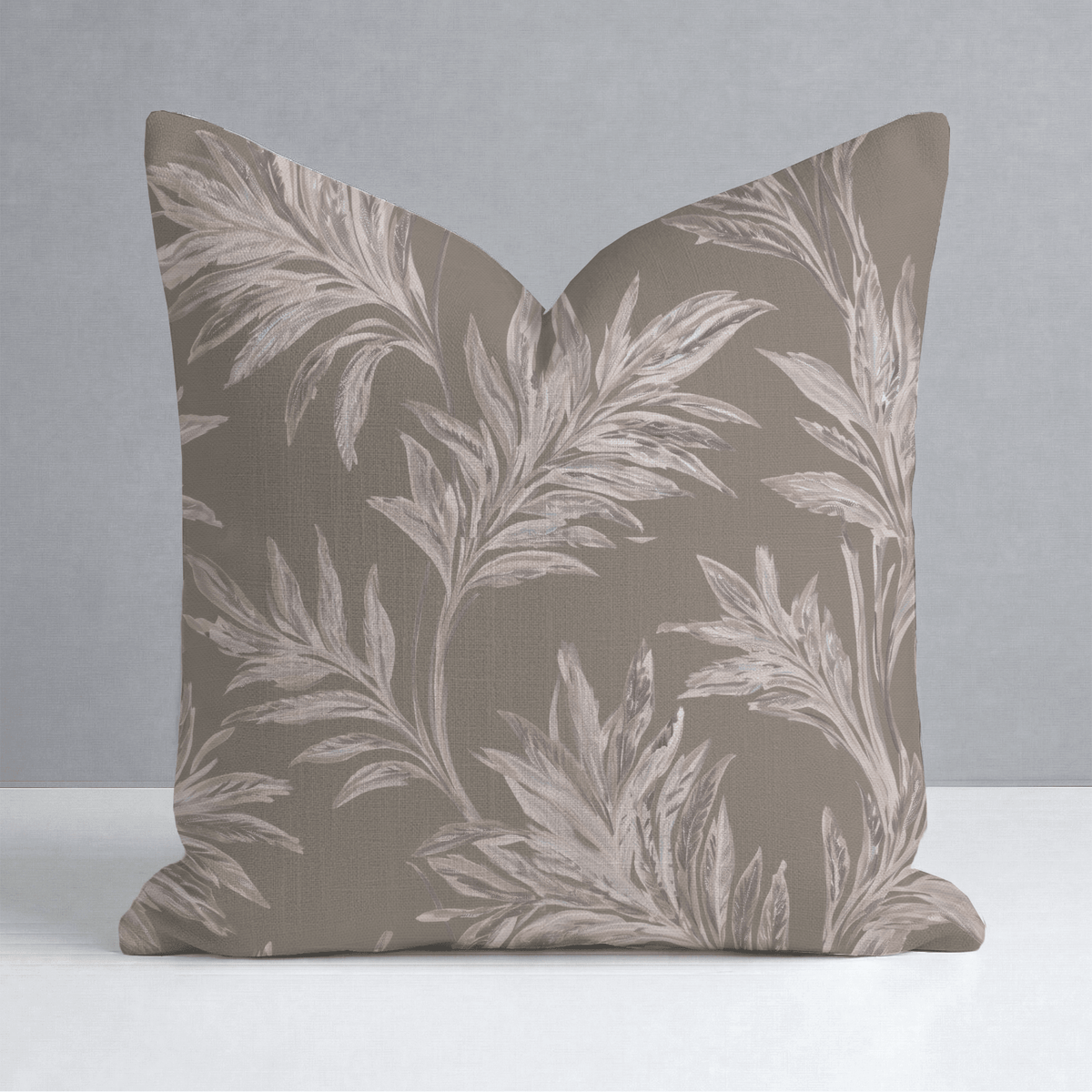Thistle Hill Olive Willow Throw Pillow - Lemon Park