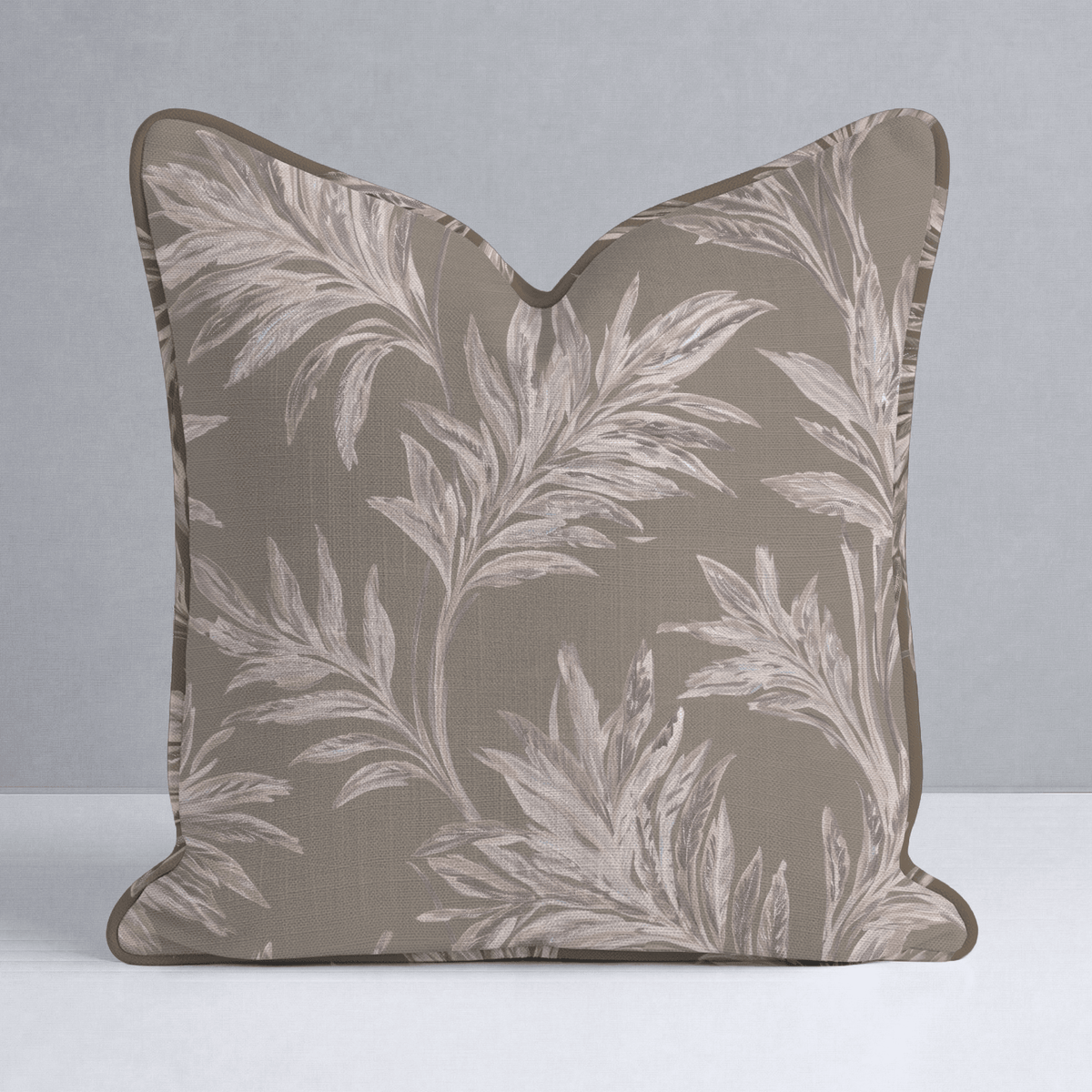 Thistle Hill Olive Willow Throw Pillow - Lemon Park
