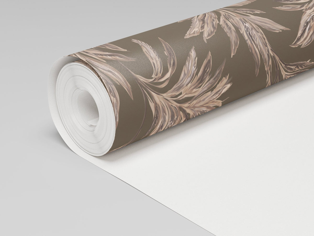 Thistle Hill Olive Willow Wallpaper - Lemon Park
