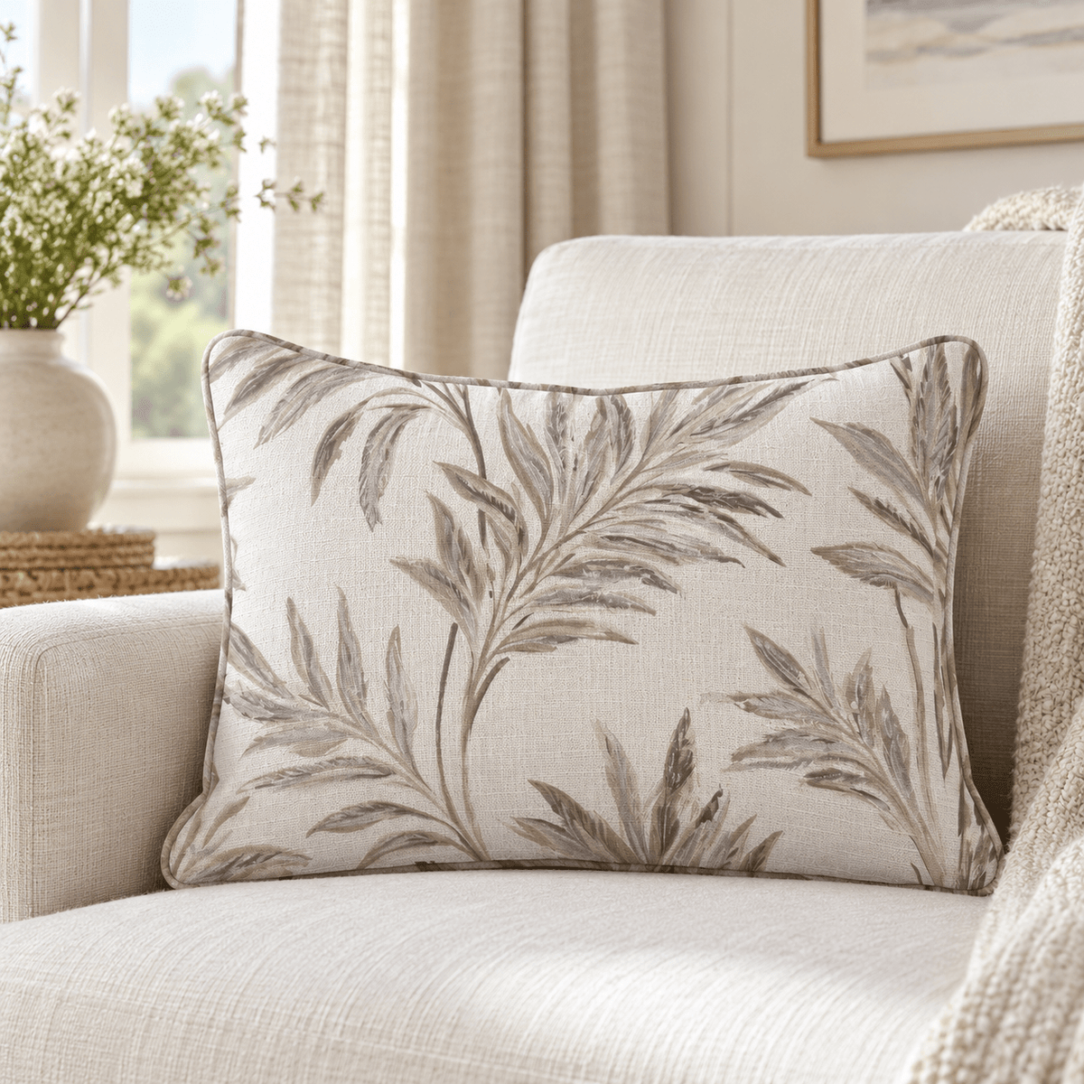 Thistle Hill Willow Throw Pillow - Lemon Park