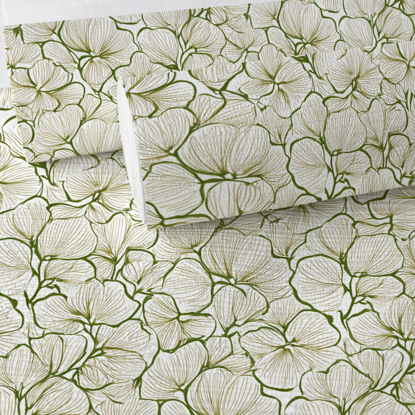 Three Leaf Clover Faux Grasscloth Wallpaper - Lemon Park