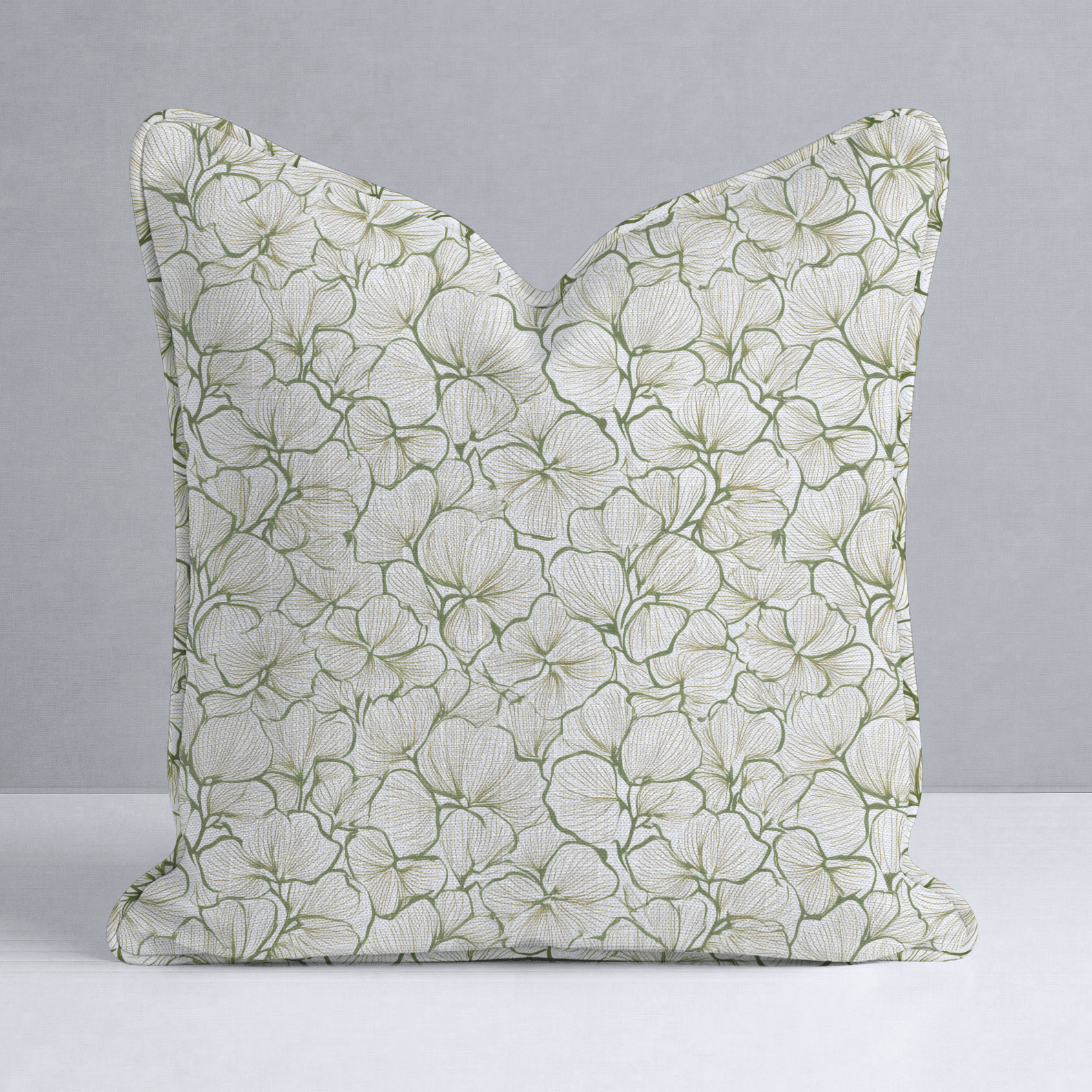 Three Leaf Clover Throw Pillow - Lemon Park