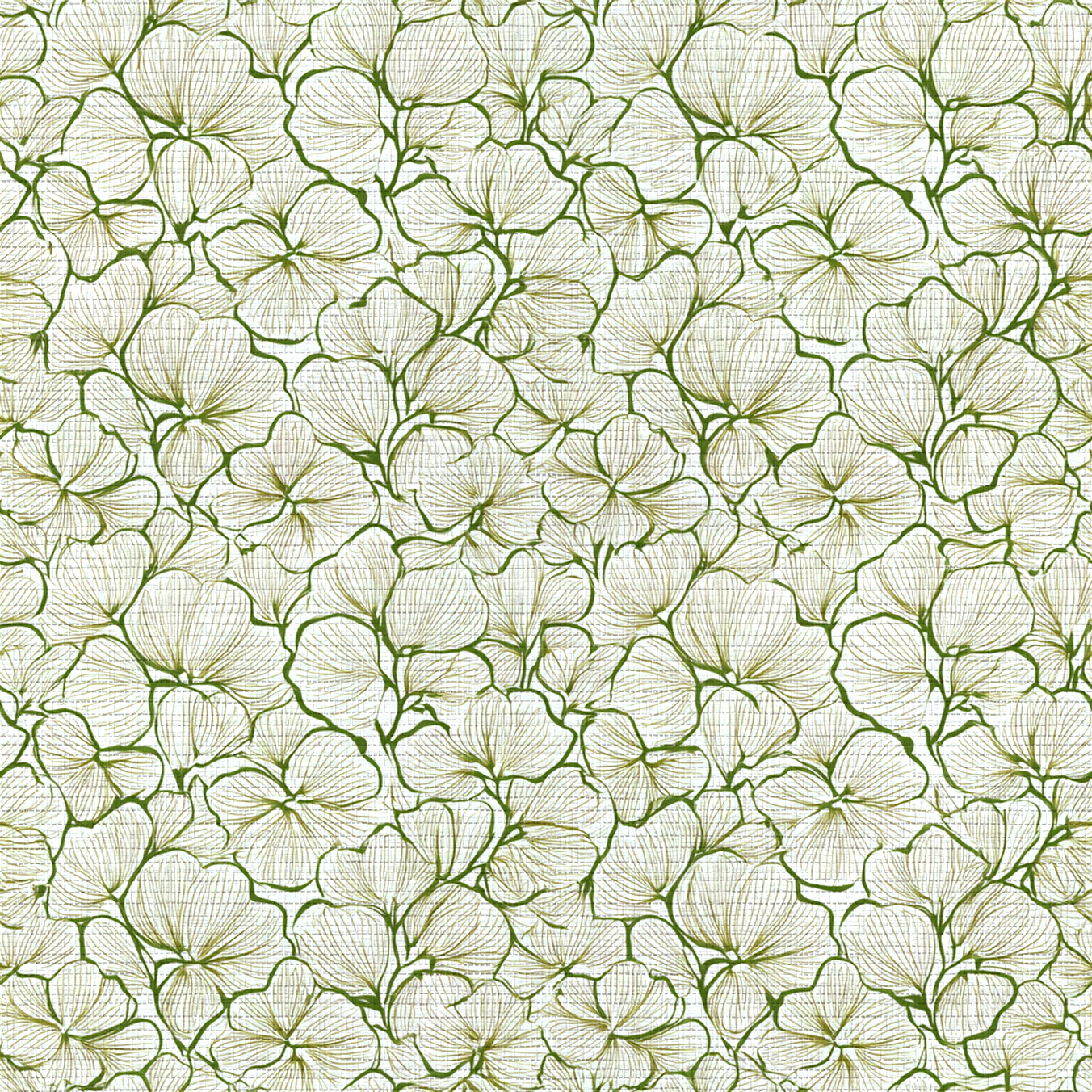 Three Leaf Clover Faux Grasscloth Wallpaper