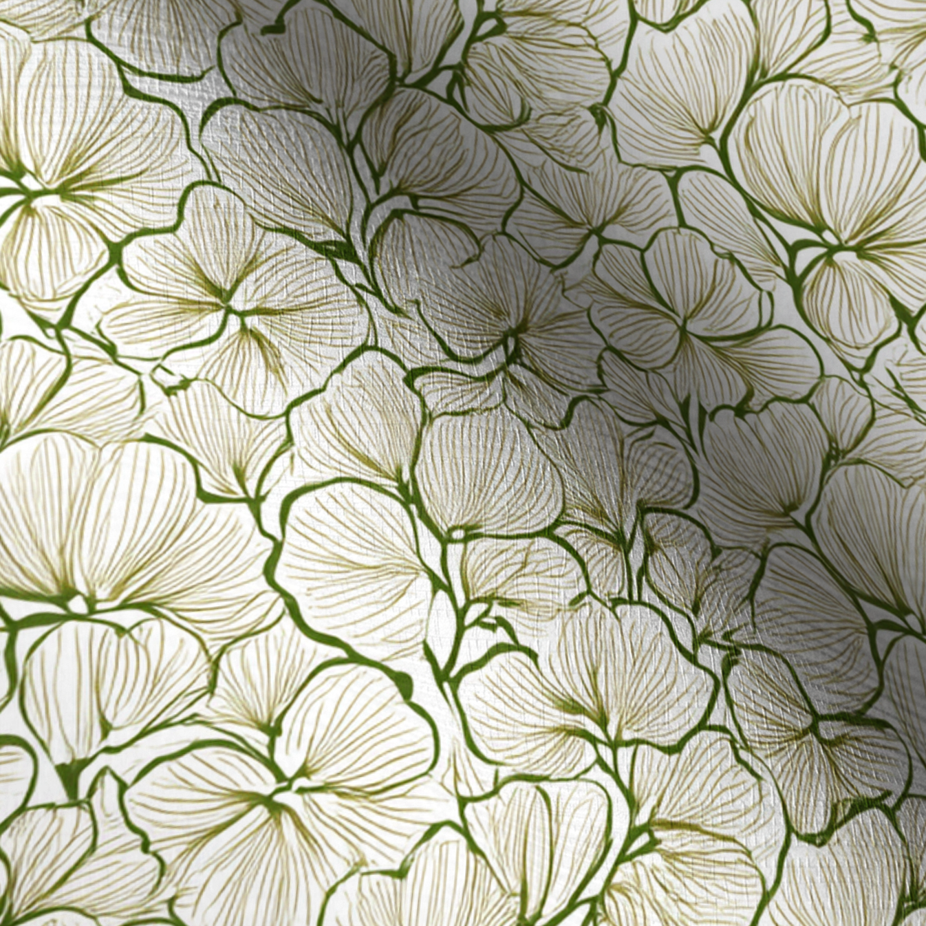Three Leaf Clover Faux Grasscloth Wallpaper