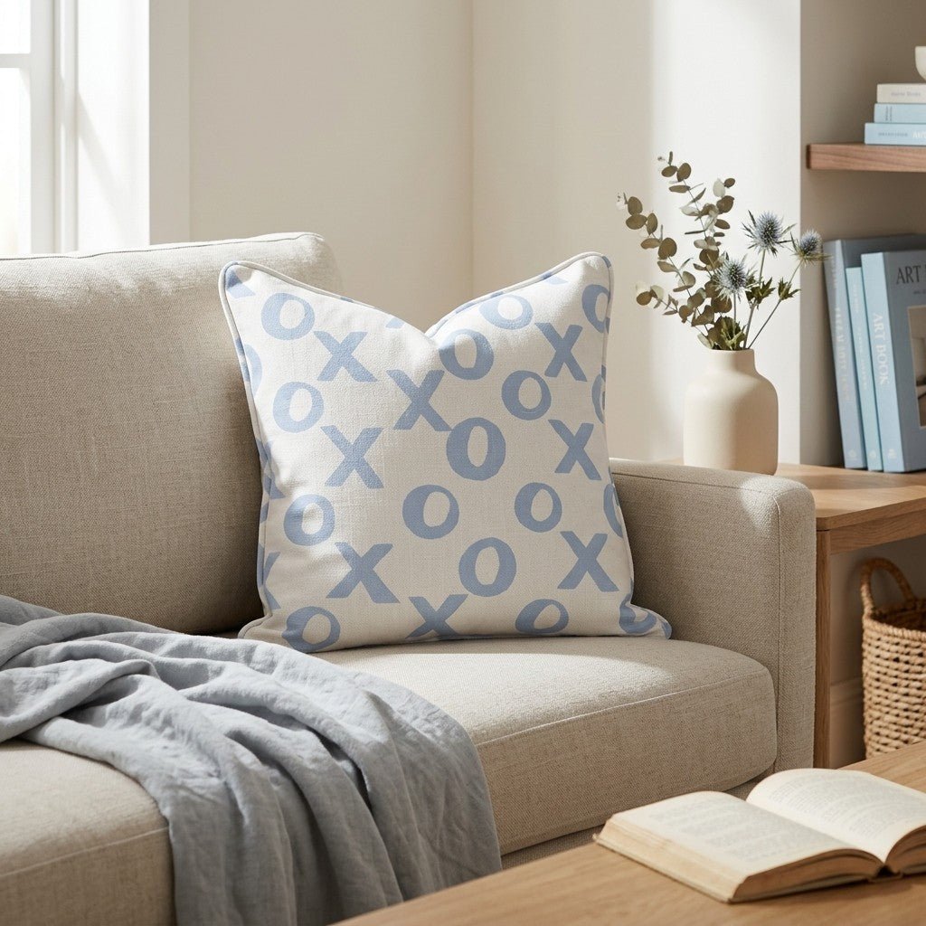 Tic Tac Throw Pillow - Lemon Park