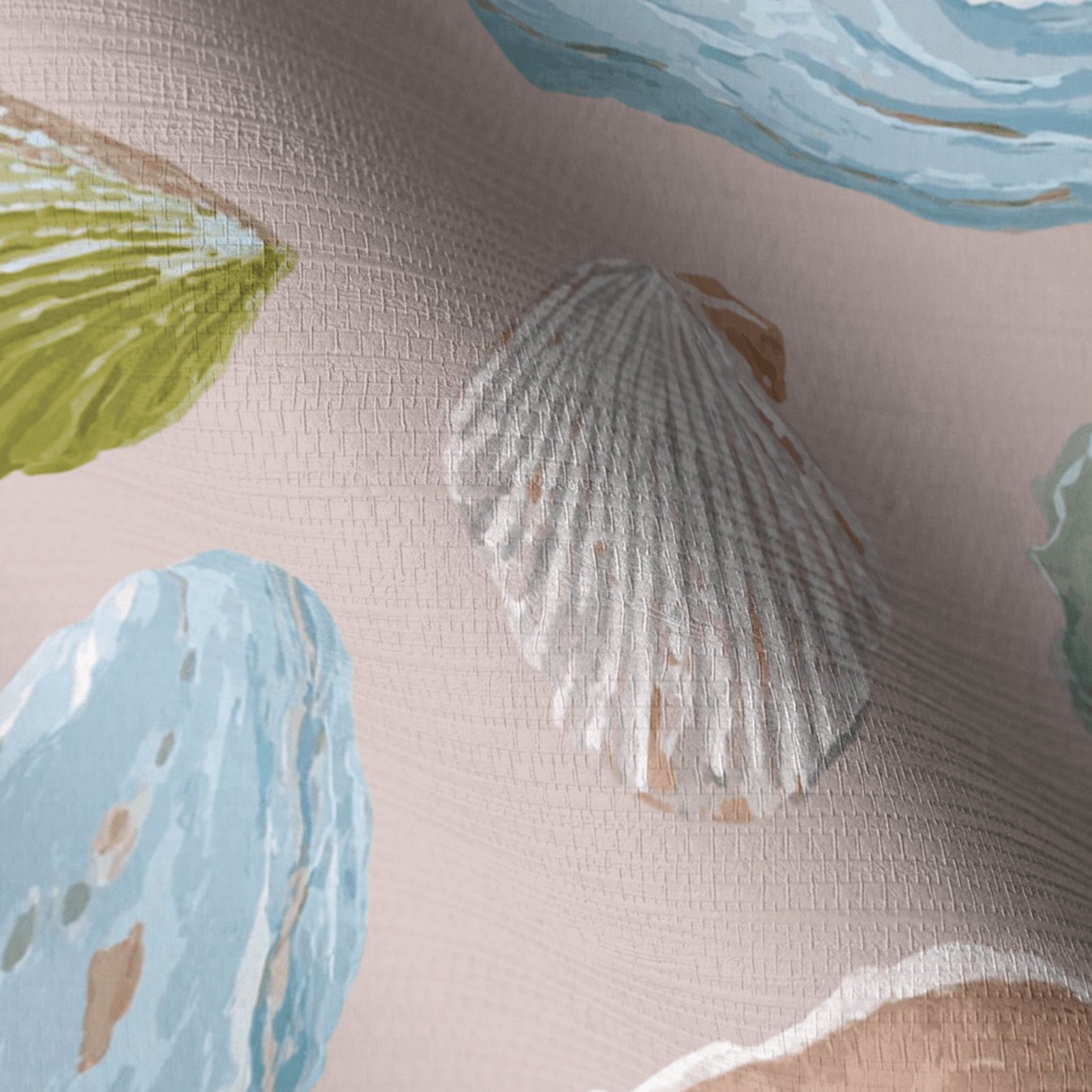 Tidal Trinkets Faux Grasscloth Wallpaper - Lemon Park