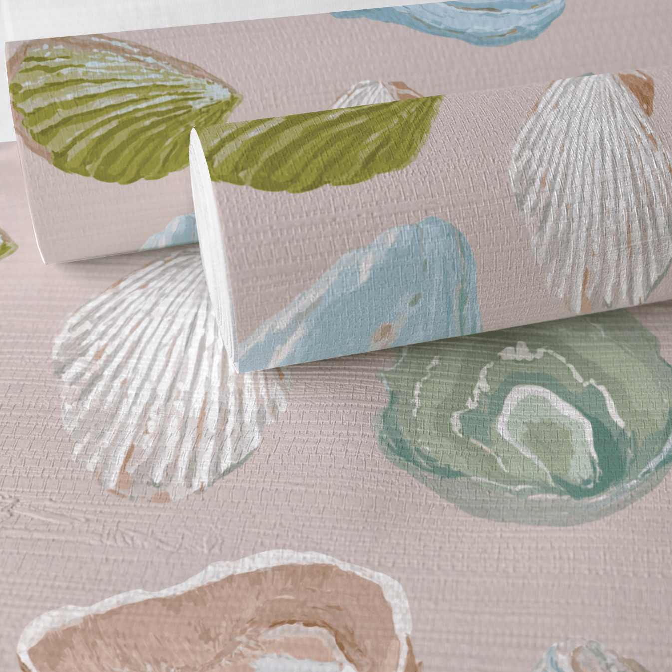 Tidal Trinkets Faux Grasscloth Wallpaper - Lemon Park