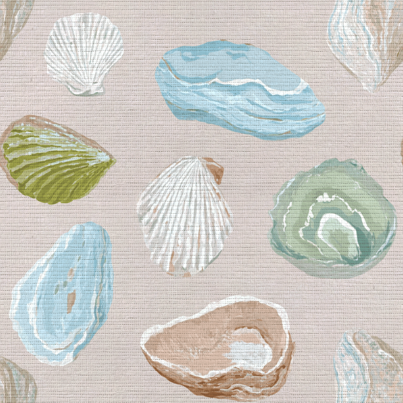 Tidal Trinkets Faux Grasscloth Wallpaper - Lemon Park