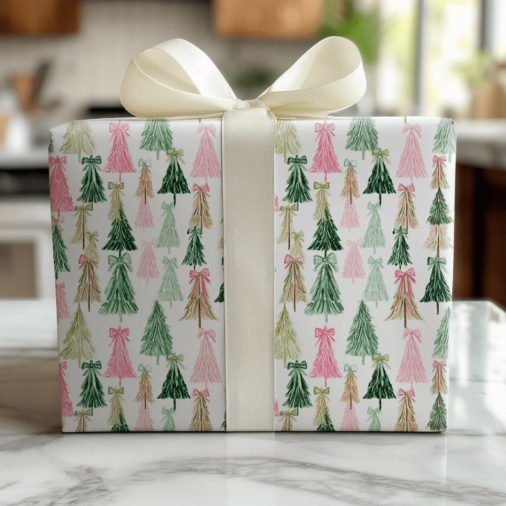 Tie Tidings - Wrapping Paper - Lemon Park