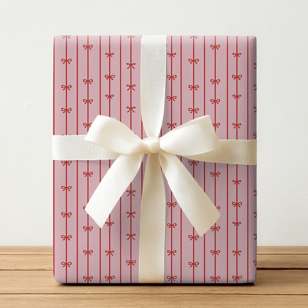 Tied in Lines - Wrapping Paper - Lemon Park