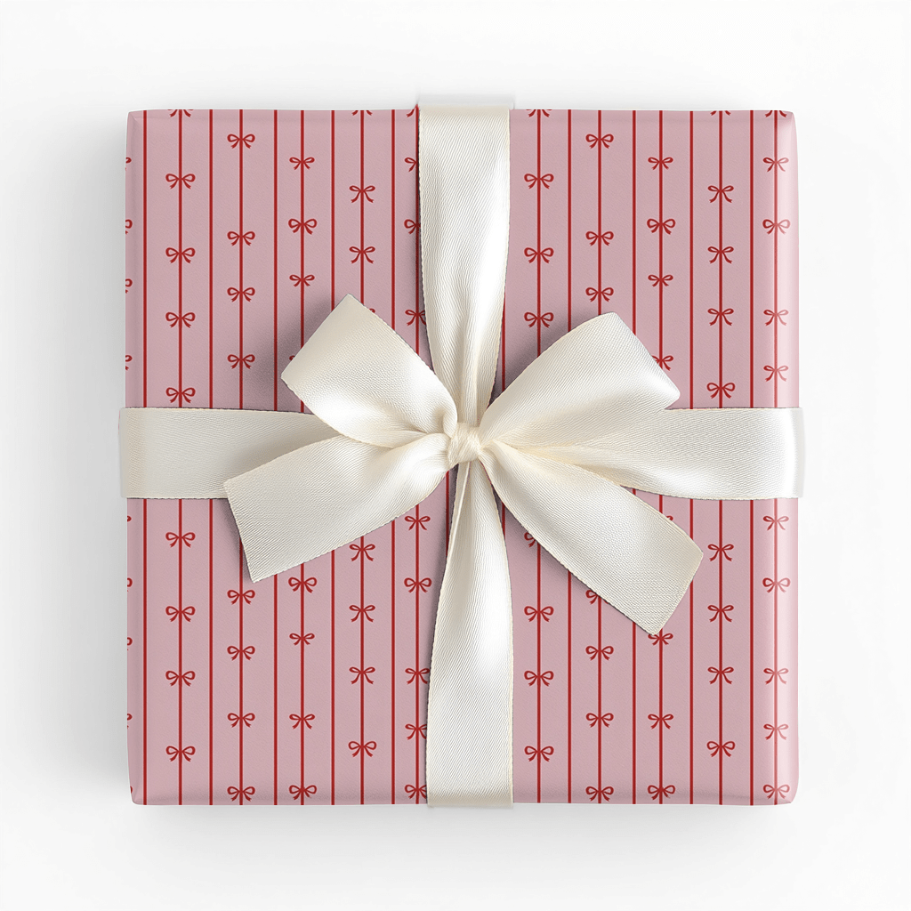 Tied in Lines - Wrapping Paper - Lemon Park