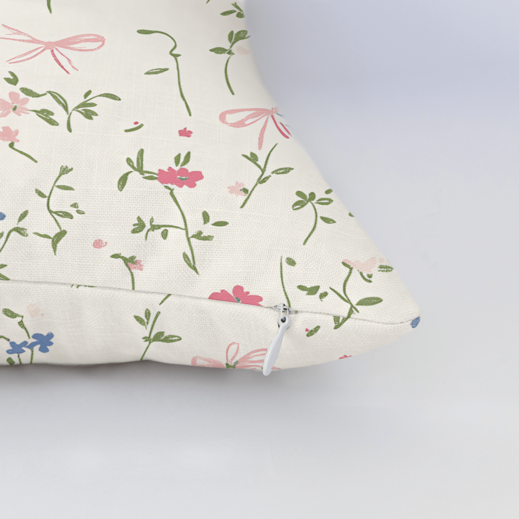 Timeless Ribbons Throw Pillow - Lemon Park