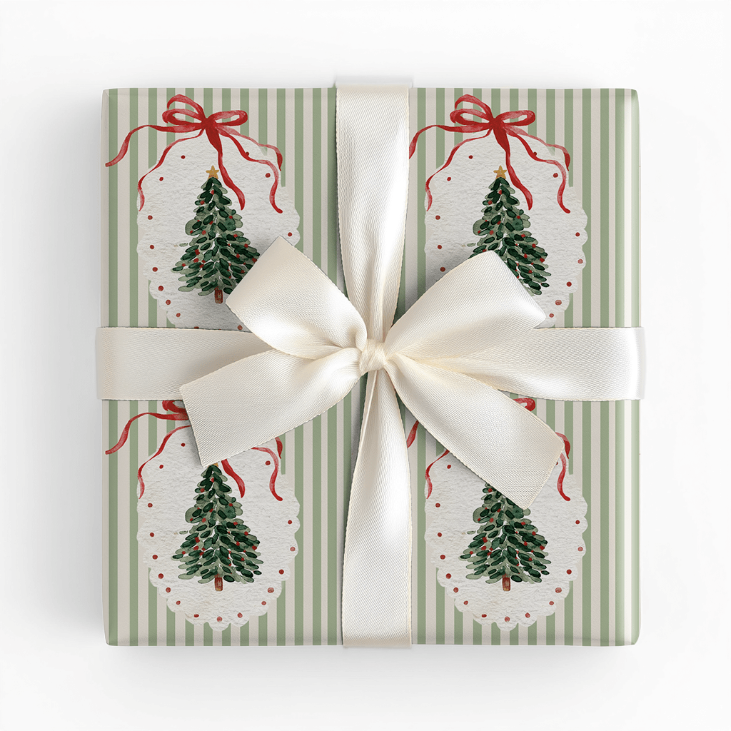 Tinsel Treasures - Wrapping Paper - Lemon Park