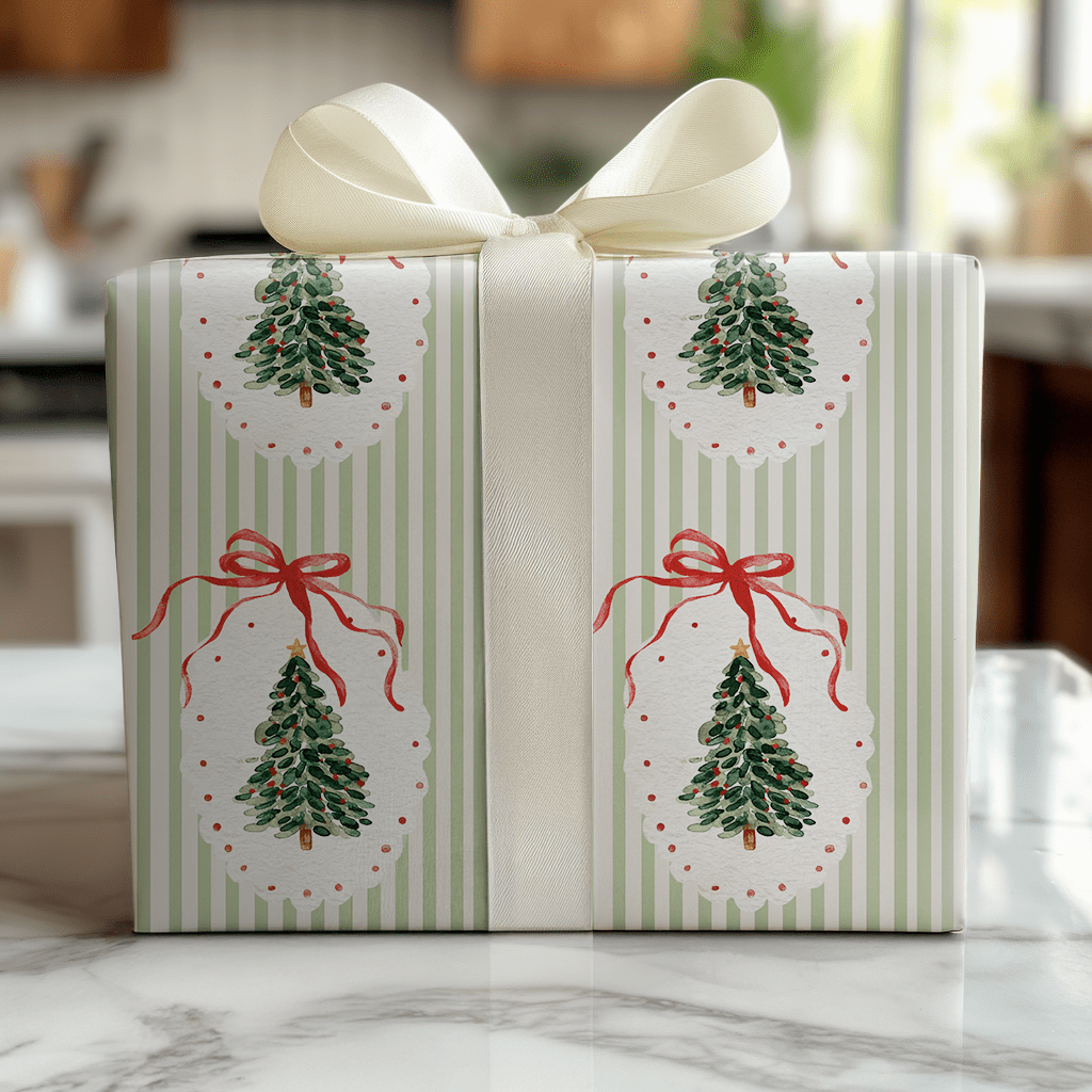 Tinsel Treasures - Wrapping Paper - Lemon Park