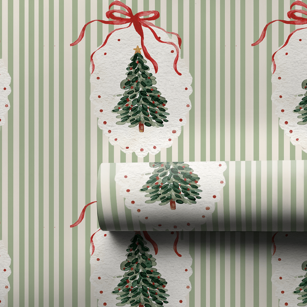 Tinsel Treasures - Wrapping Paper - Lemon Park