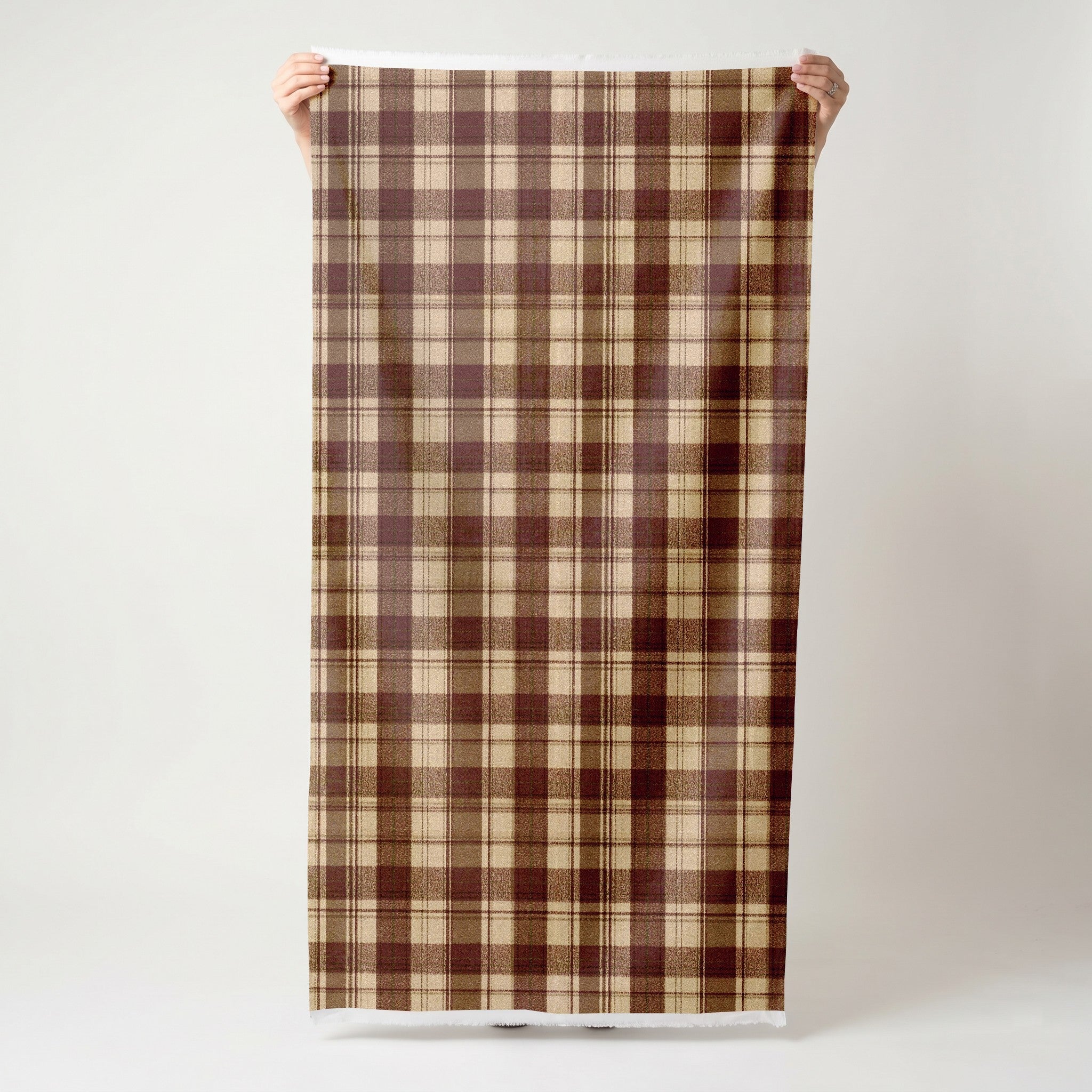 Toasted Pecan Tartan - Fabric - Lemon Park