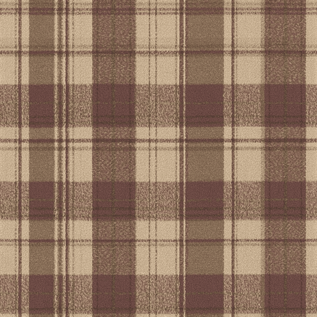 Toasted Pecan Tartan Wallpaper - Lemon Park