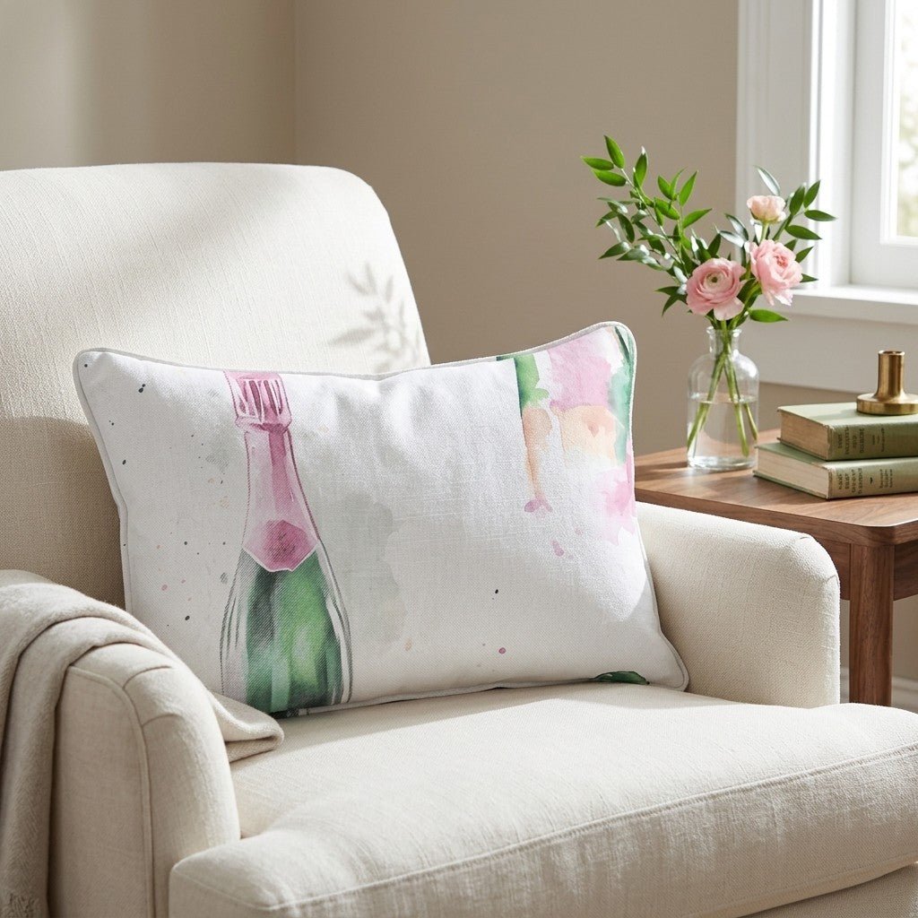 Toasty & Tipsy Throw Pillow - Lemon Park