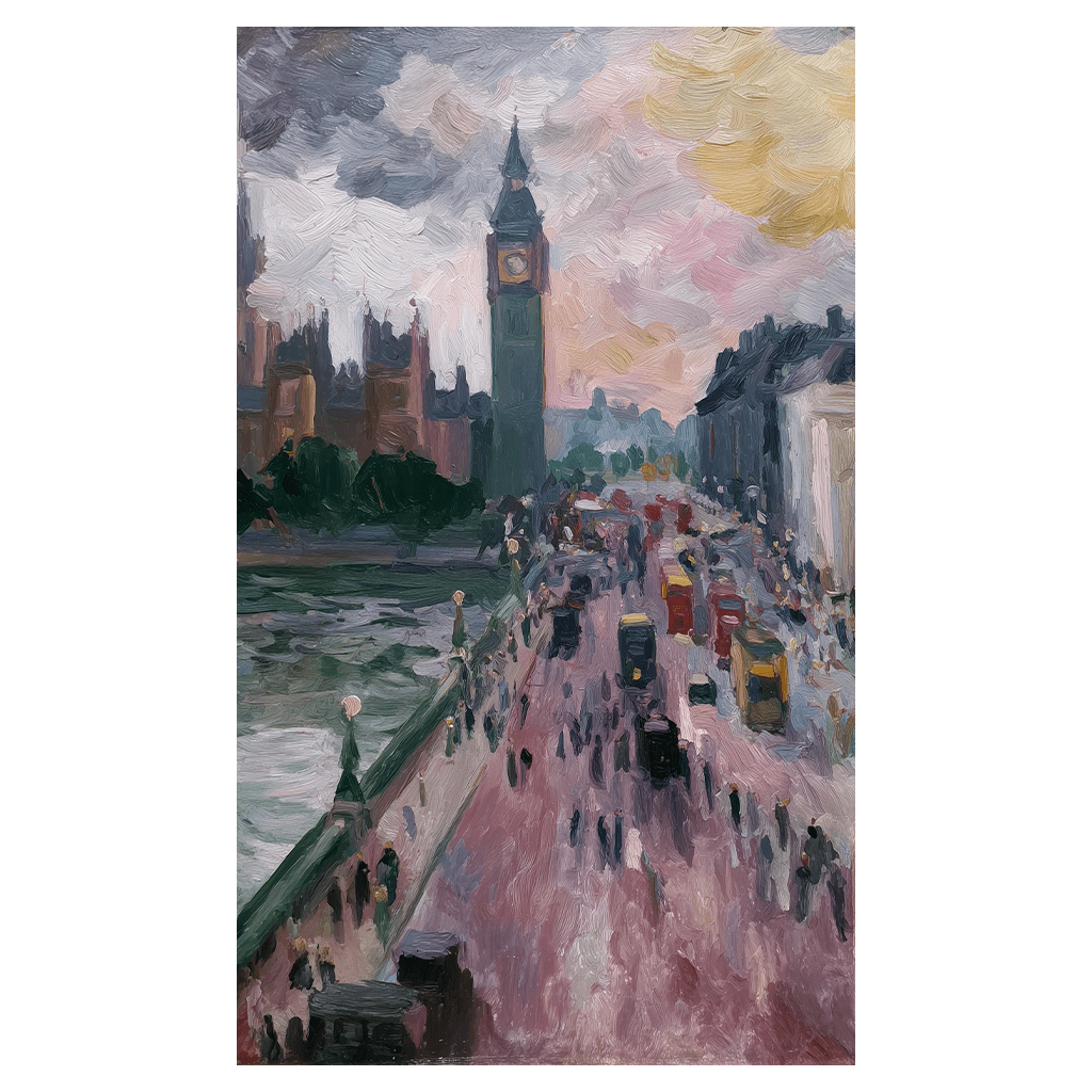 Tower at Dusk - Tapestry - Lemon Park
