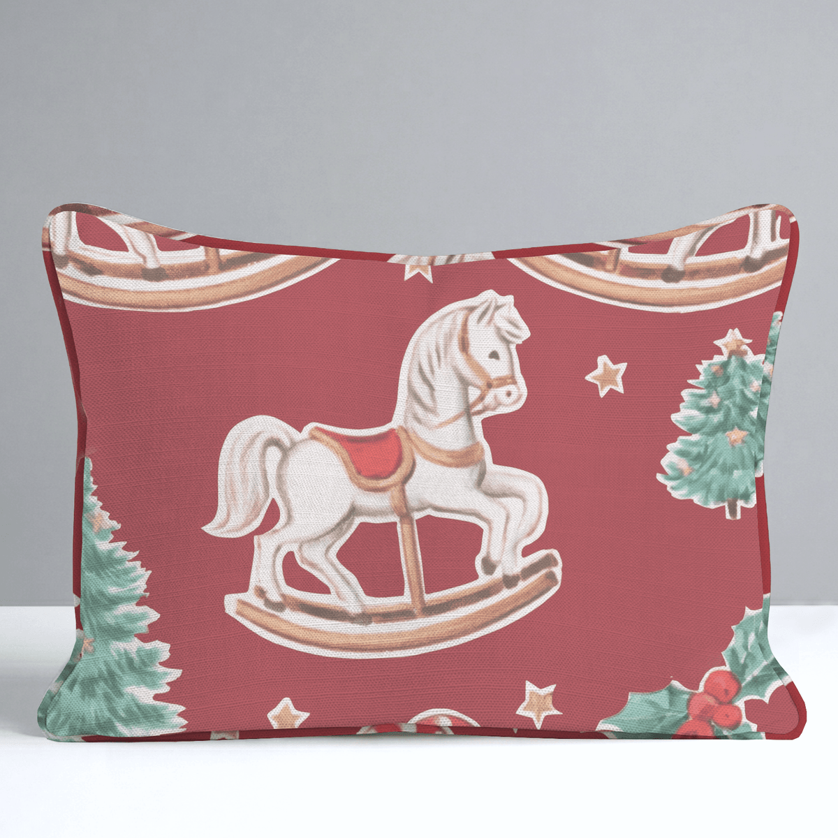 Toy Shop Ponies Throw Pillow - Lemon Park