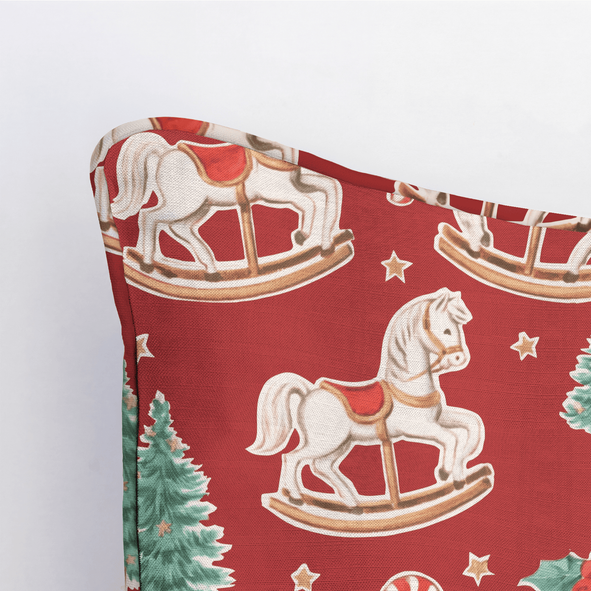 Toy Shop Ponies Throw Pillow - Lemon Park