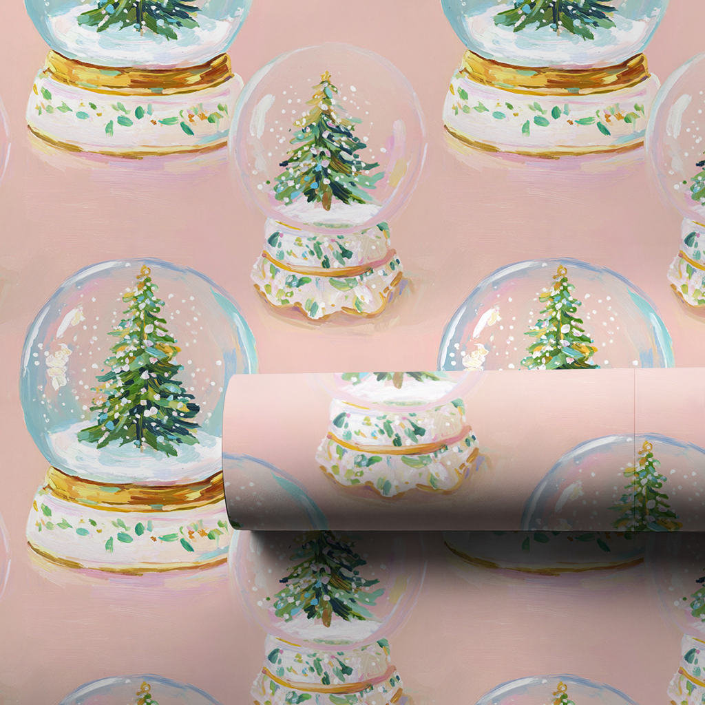 Tree Globe - Wrapping Paper - Lemon Park