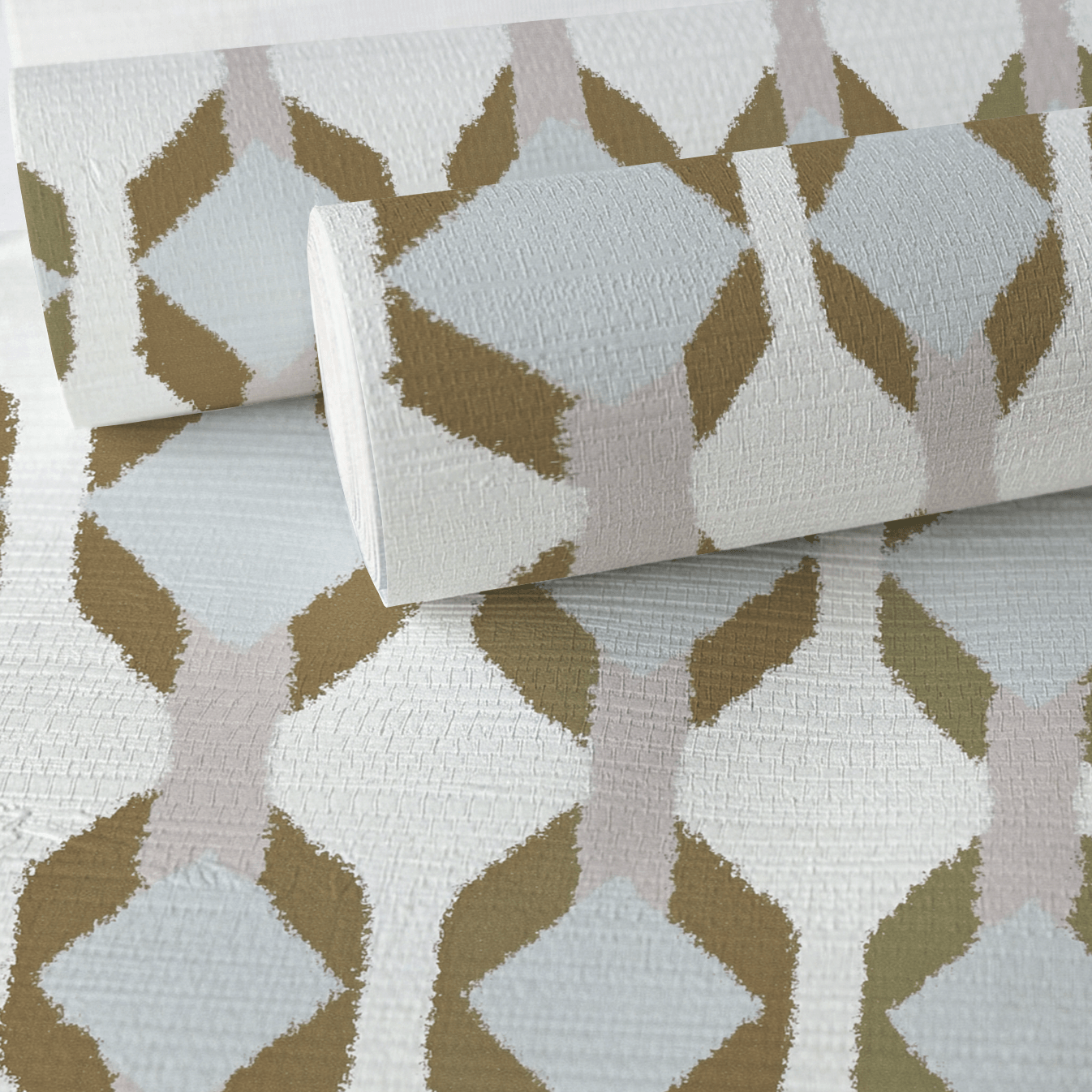 Trellis Charm Faux Grasscloth Wallpaper - Lemon Park