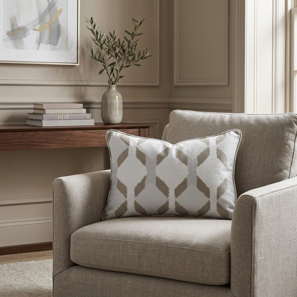 Trellis Charm Throw Pillow - Lemon Park