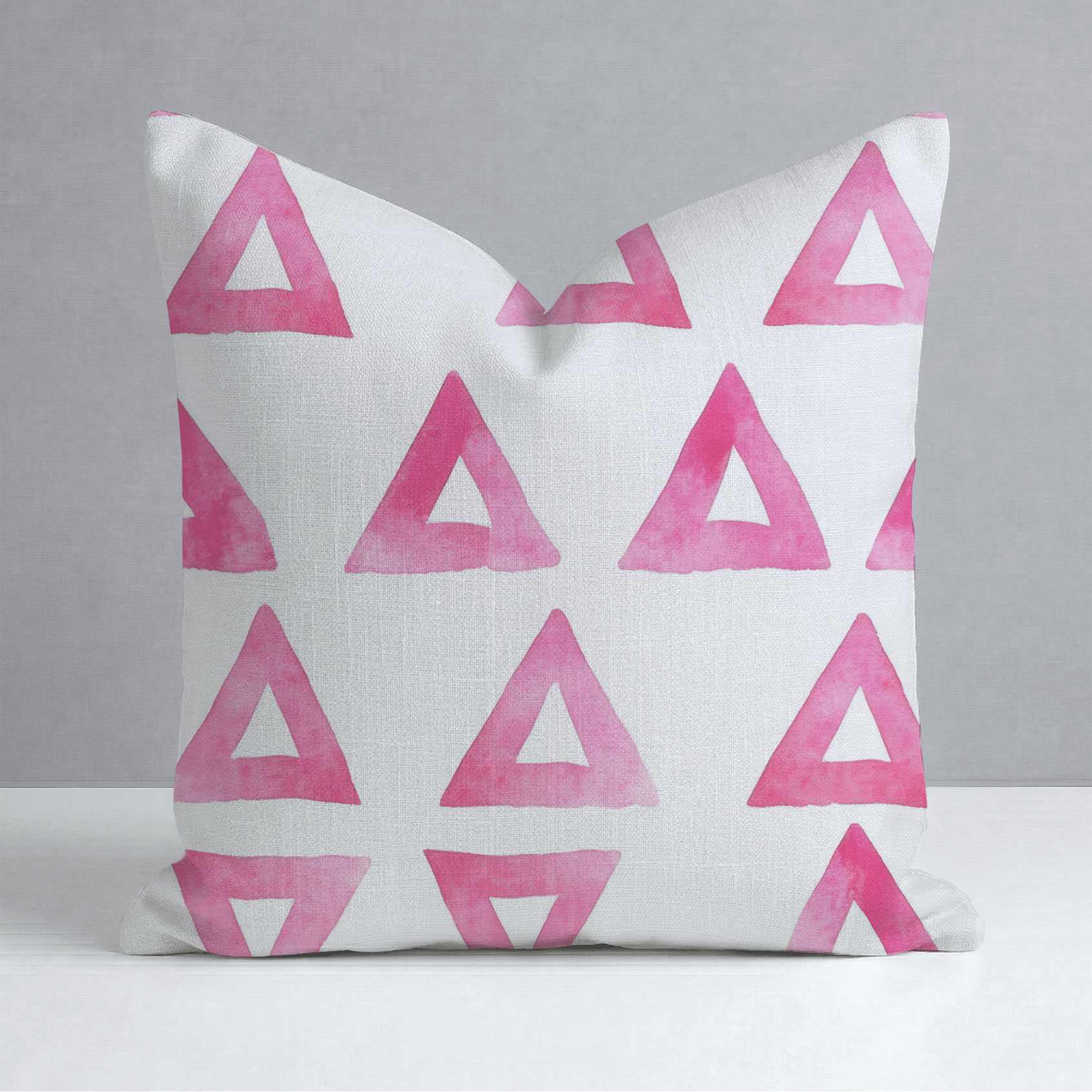 Triangle Tango Throw Pillow - Lemon Park