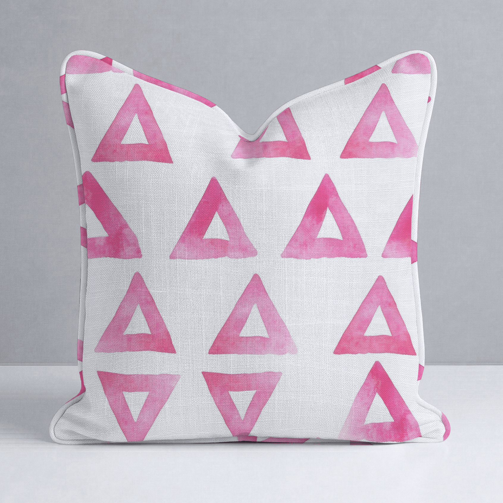 Triangle Tango Throw Pillow - Lemon Park