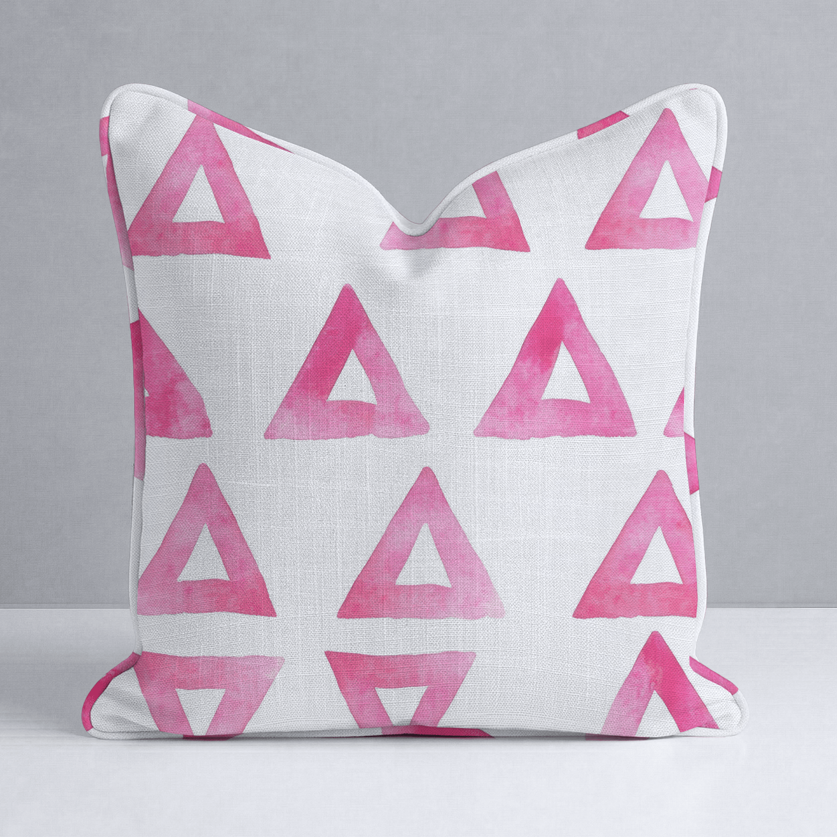Triangle Tango Throw Pillow - Lemon Park