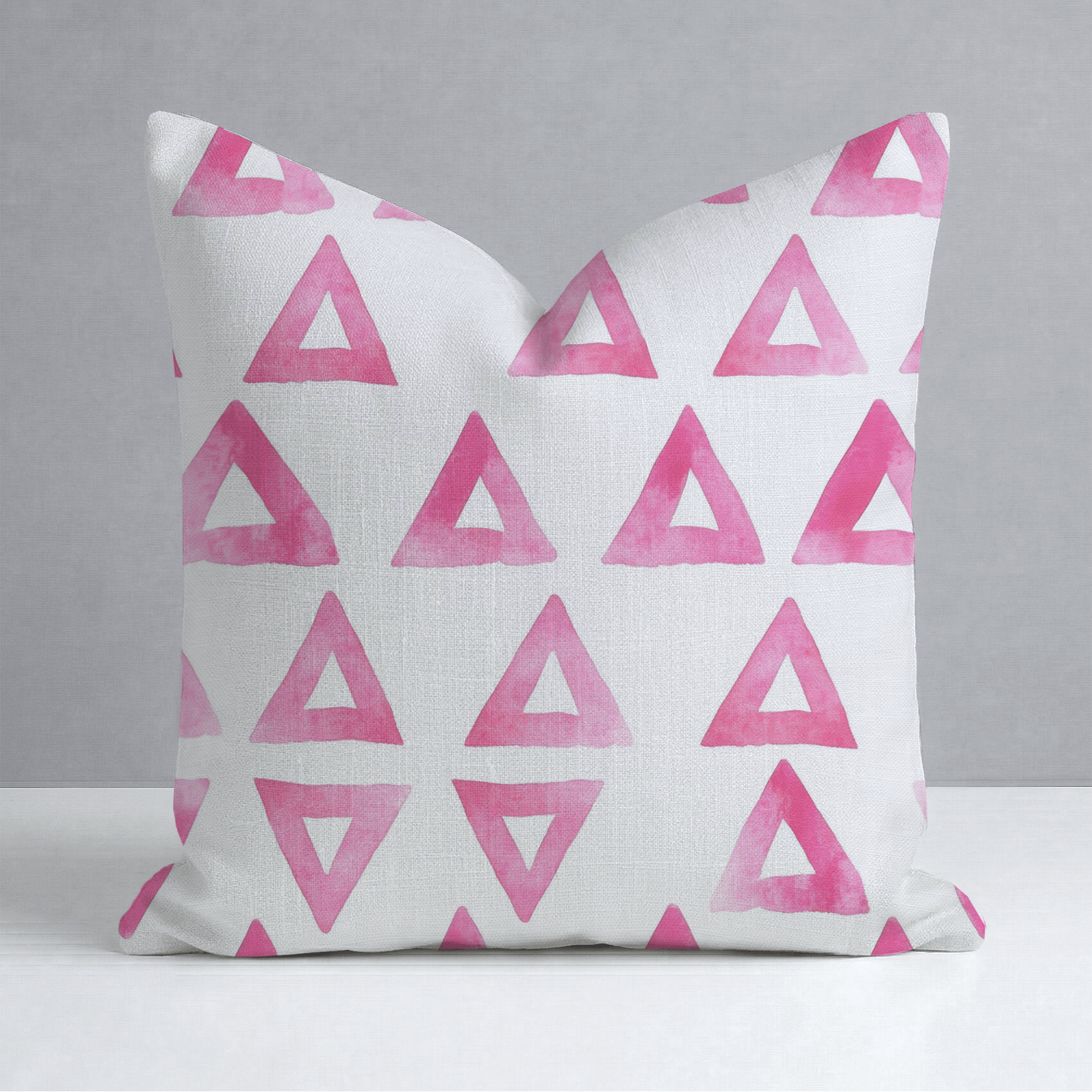 Triangle Tango Throw Pillow - Lemon Park