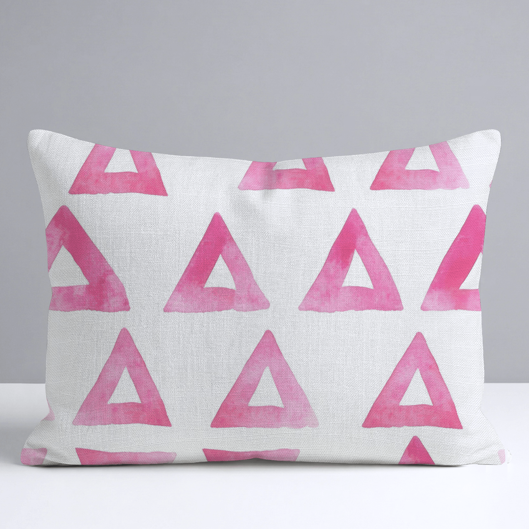 Triangle Tango Throw Pillow - Lemon Park